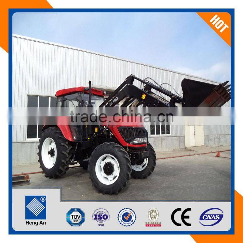 Tractor With Front End Loader And Backhoe