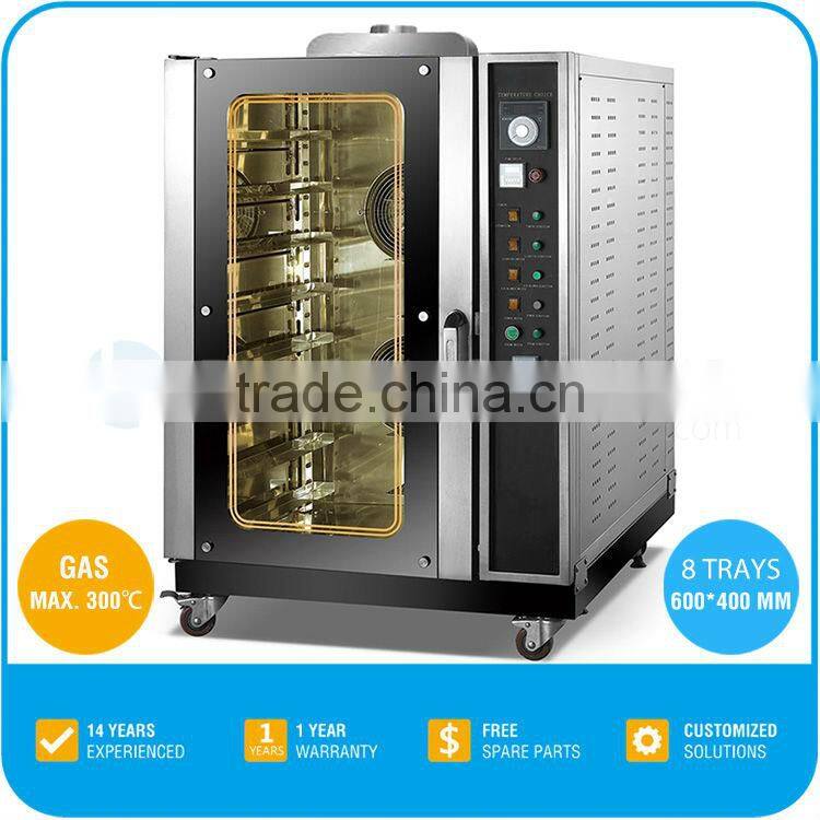 2017 Best Home Choice Convection Oven - Gas, 8 Trays, All S/S, TT-GO228B