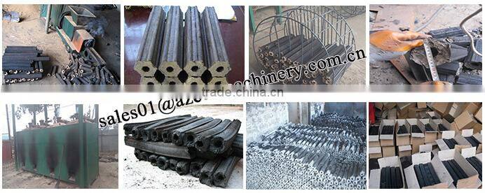 Waste Recycling charcoal palm kernel shell briquettes machine with factory price