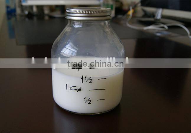 Glass milk bottle with different size and metal lid glass beverage jar with corks