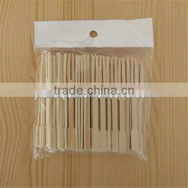 Natural bamboo fruit forks sets knife and spoon