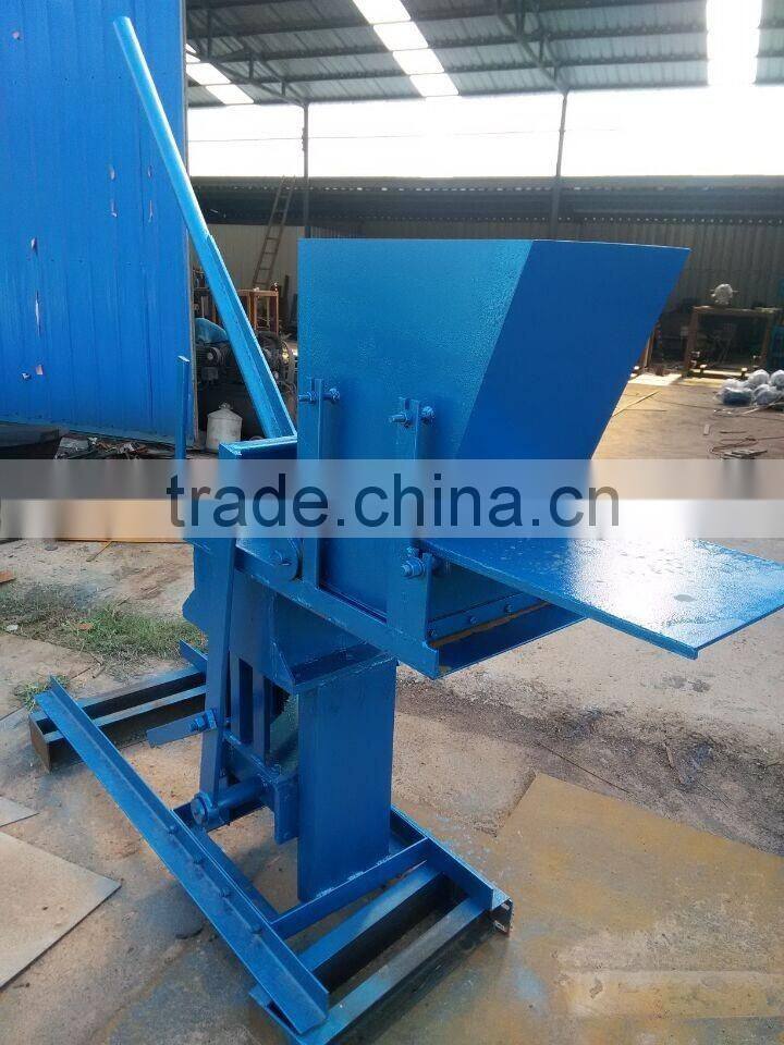 High quality on sale Clay brick making machine /manual soil clay brick making machinery