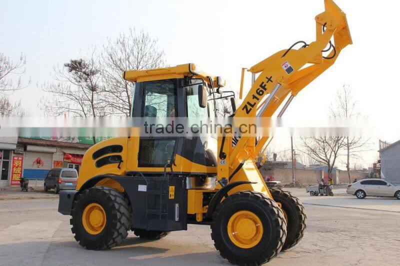 Xinchai mini tractor with Tiny flexible cabin good backhoe digger wheel loader CS10 loader