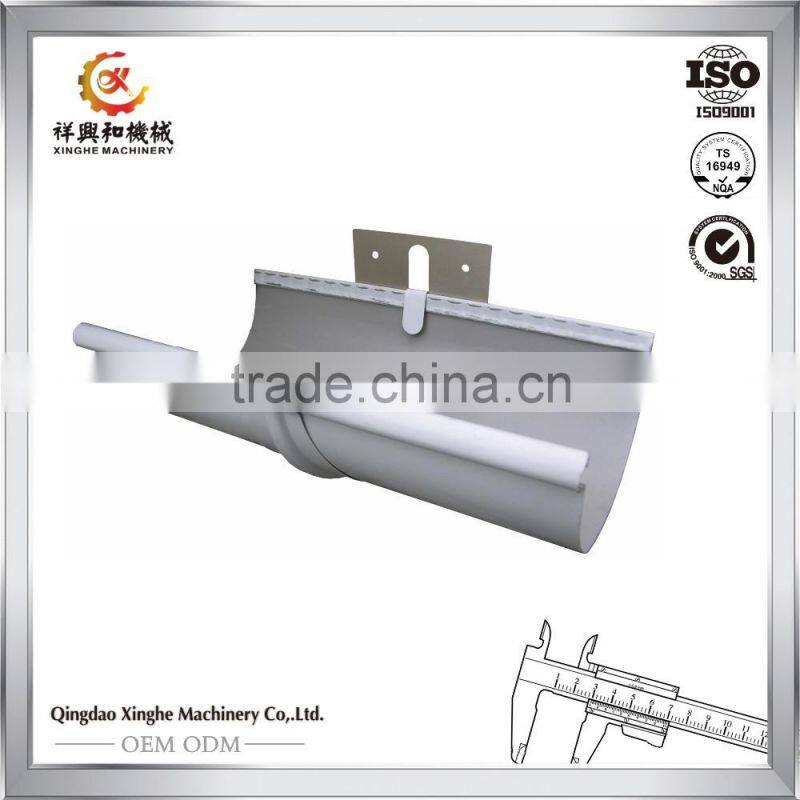 OEM parts manufacturing company sheet metal stamping parts brush aluminum gutter