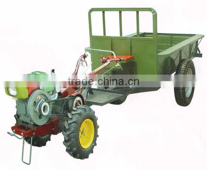 12HP manual Start Mini Tractor with trailer
