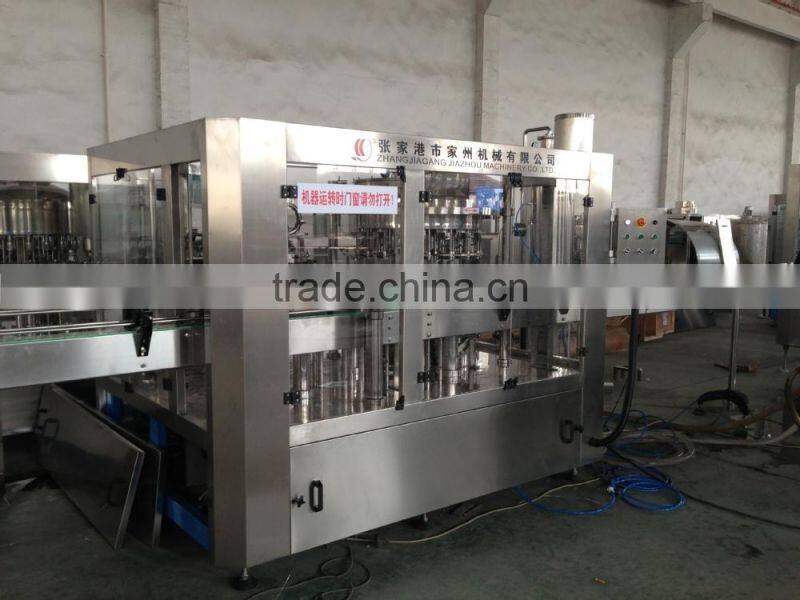 glass /pet bottles gas contained drinks producution line