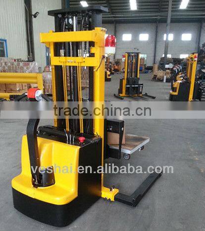 1ton 2.5meter fork reach stacker VH- WSX with straddle legs for factory