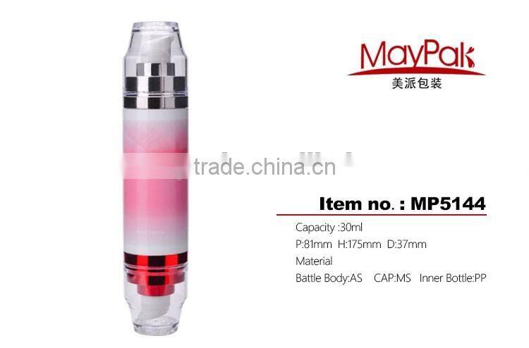 High quality 30ml PP clear Cosmetic lotion airless Bottle