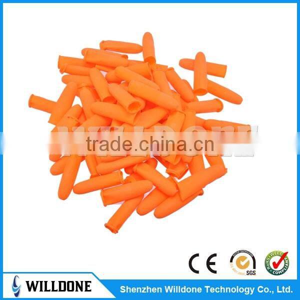 High Quality Orange Anti-slip Finger Cots
