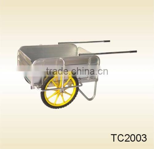 Powder-coated Frame, Pb - free and UV resistance .wheel barrow