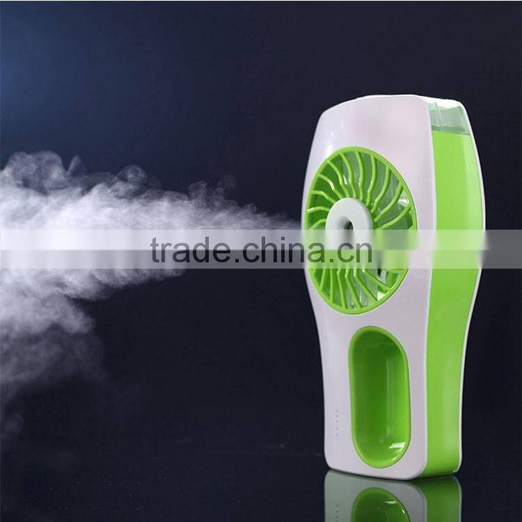 Wholesale custom made handheld USB mini misting fan with personal cooling humidifier, suitable for home office and travel