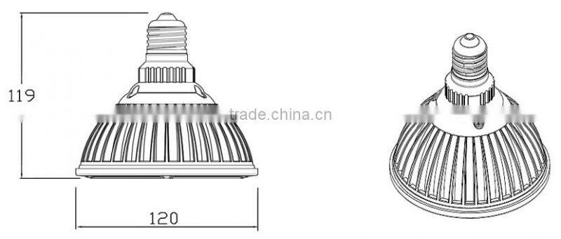 VANQLED led flowering light,grow light for edelweiss,18w E27 led flowers lights