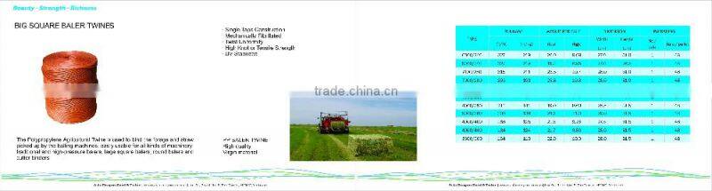 Big square baler twine
