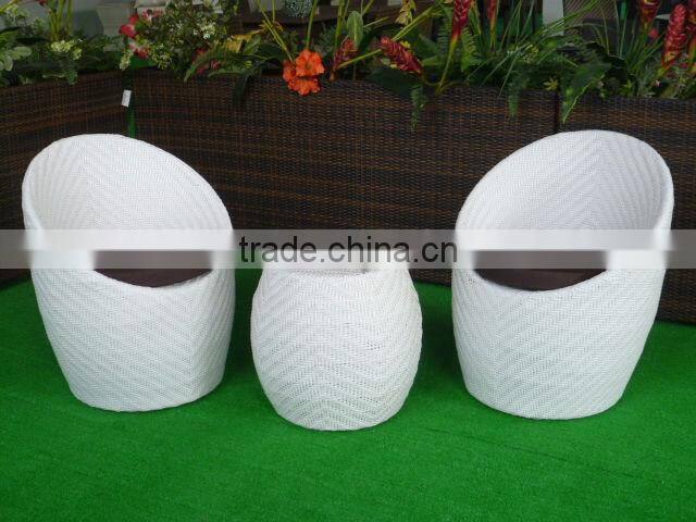 Outdoor Rattan Furniture Cozy Garden Wicker Coffee Table And Chair