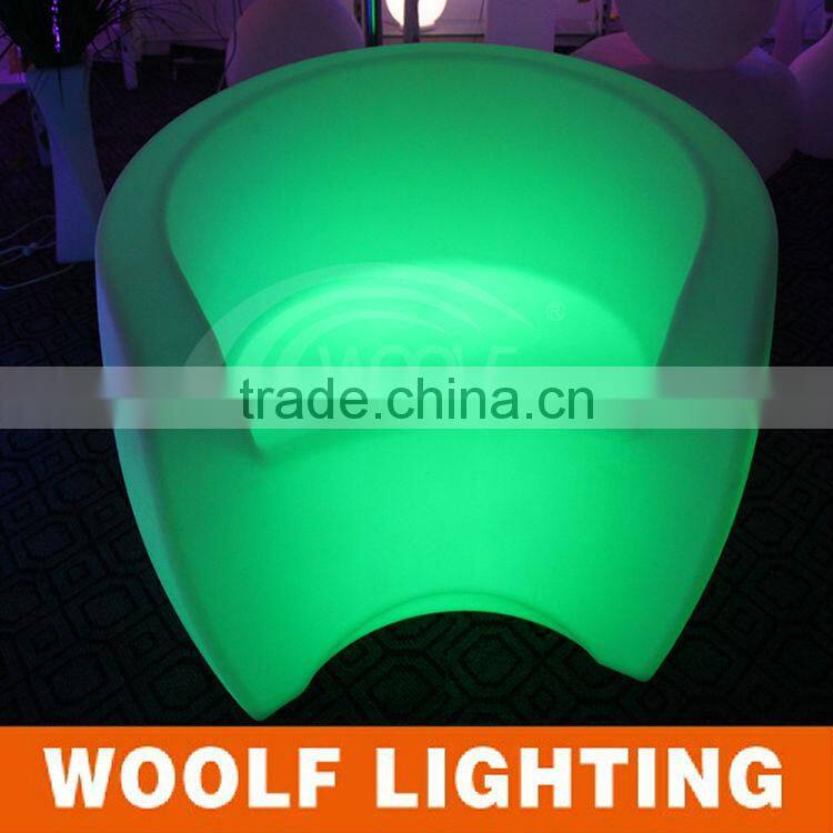 Lovely One Seat Good Quality LED Leisure Sofa Furniture for Coffee Shop and Bookshop