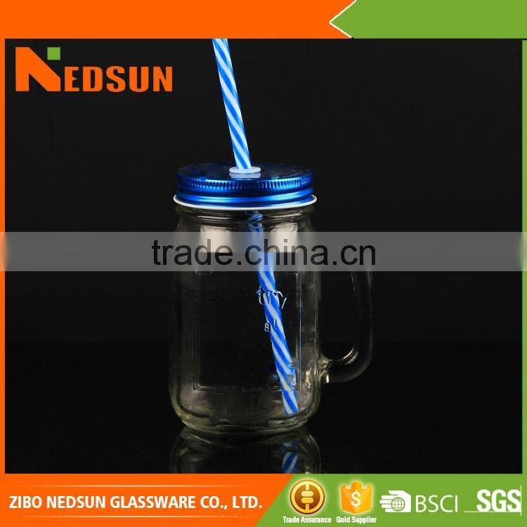 The newest style 660ml Direct factory glass juice jar best sales products in alibaba