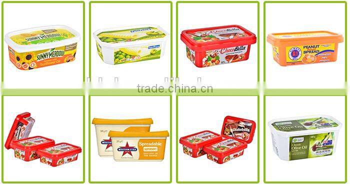 High quality plastic margarine butter packaging