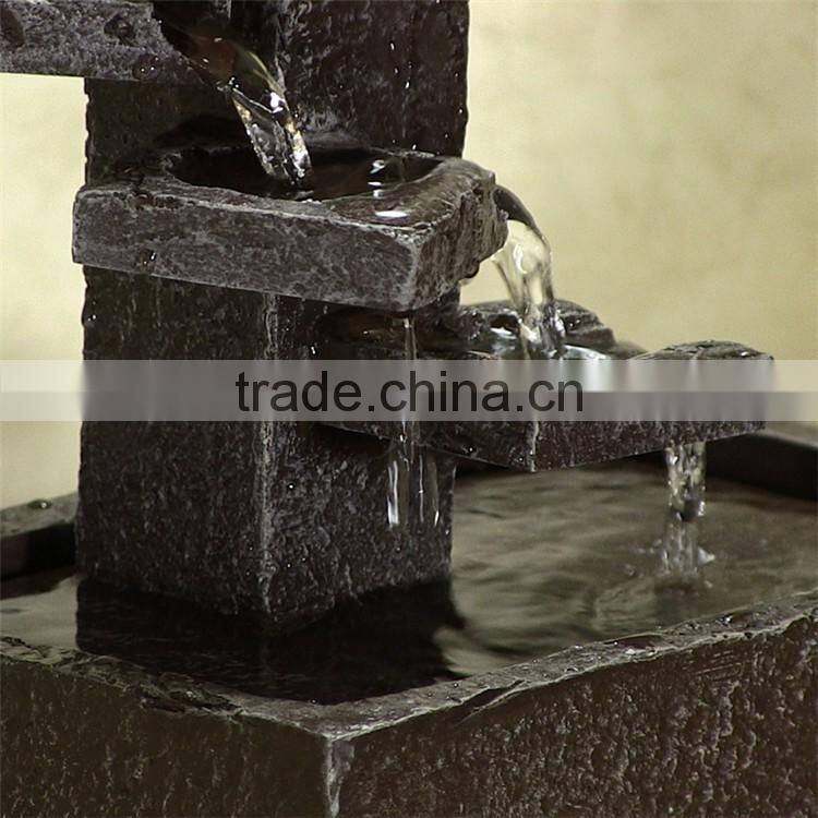 China Factory Decorative Resin Water Fountain with New Design for Home Decooration and Garden Decoration