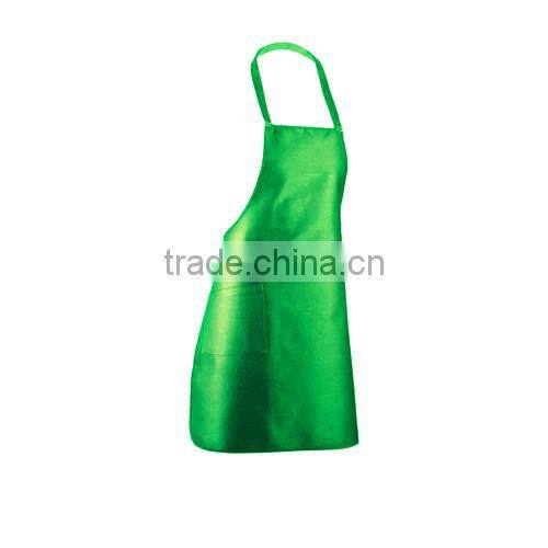 fashion polyester material kitchen apron with front pocket