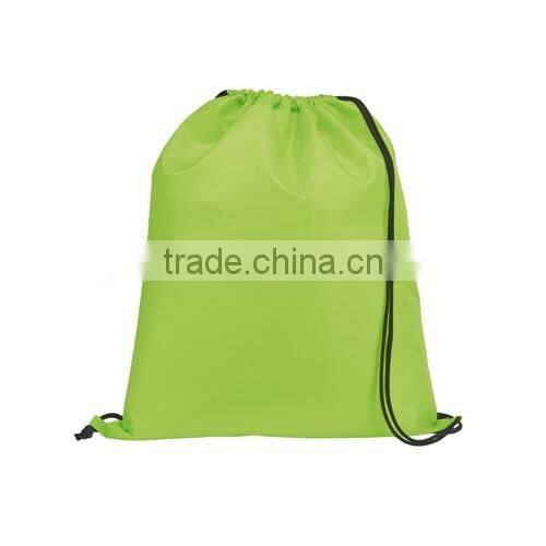 cheap promotion 210D polyester drawstring backpack bag
