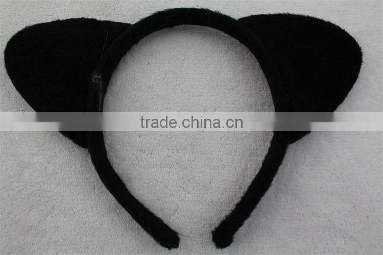 party black cute cat ears headband funny hairband for children