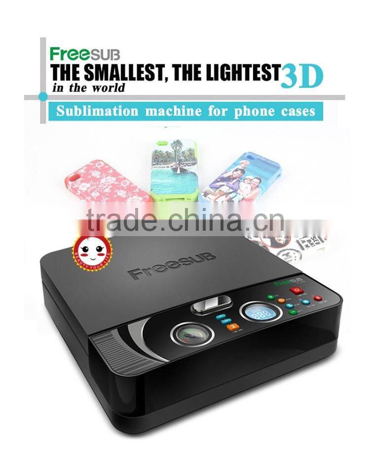 New arrive 3D vacuum sublimation heat transfer printing machine Multifunction 3D digital heat transfer printer for phone case