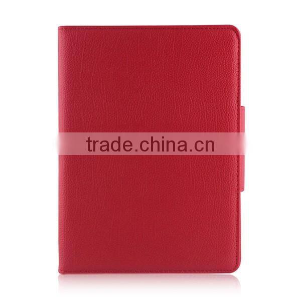 Bluetooth keyboard flip PU leather back cover for iPad 6