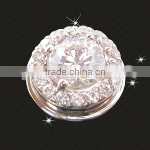 Diamond shiny home button for iPad, luxury gold plated accessories for iPad