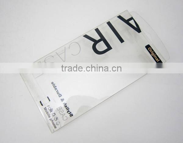Transparent box PVC packing box for iphone phone case