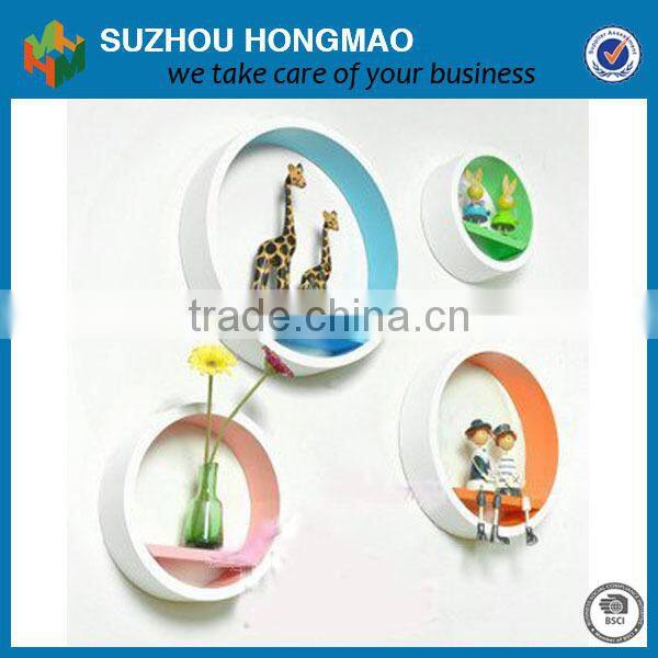 Round MDF wall shelf