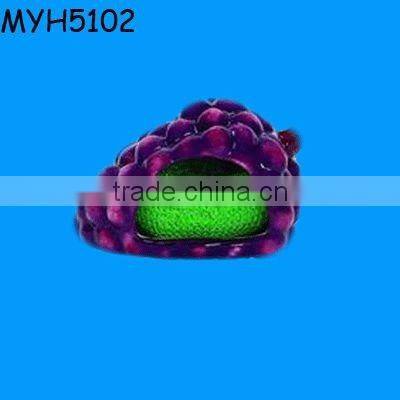 Ladybug ceramic bathroom sponge holder