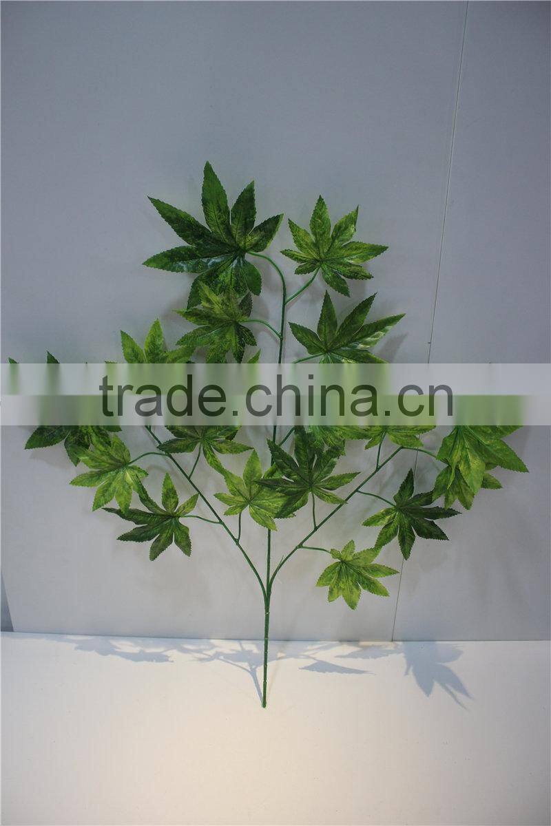 artificial plants artificial leaf branch decor green maple leaf