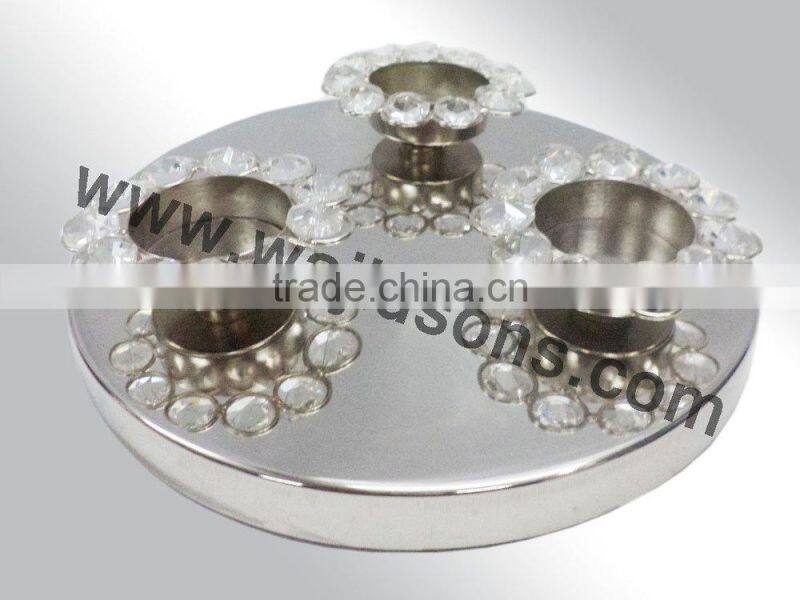Party use decor crystal votive candle holder
