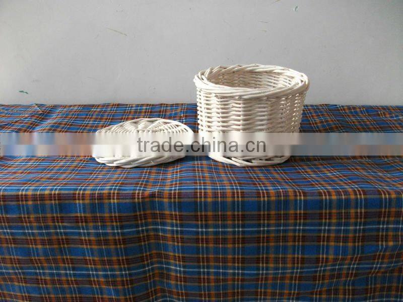 hanging wicker basket for picnic
