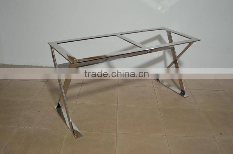 Stainless steel dining table base