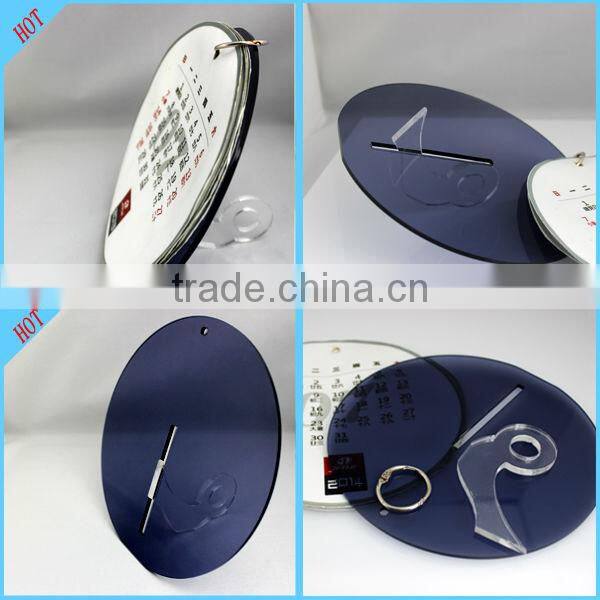 New! Supermarket supplier cusom desk calendar designs executive desk calendar pvc plastic calendar