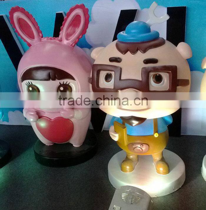 FRP brand display cartoon sculpture