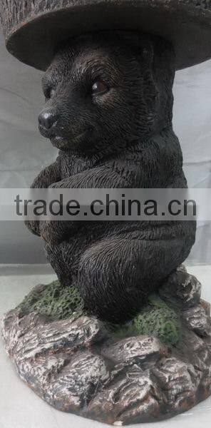 knock-down beautiful fiberglass clay animal planter