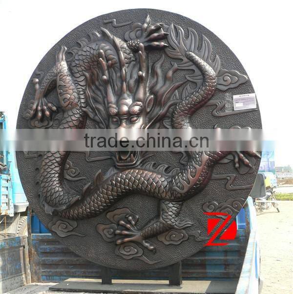 bronze lucky chinese dragon for sale indoor home wall relief