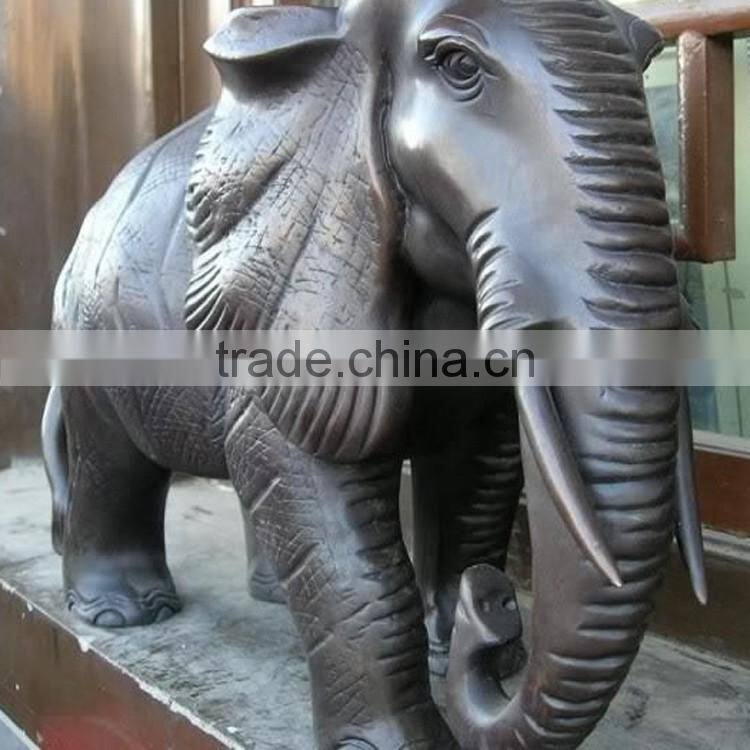 Large outdoor animal decoration thailand elephant statue bronze