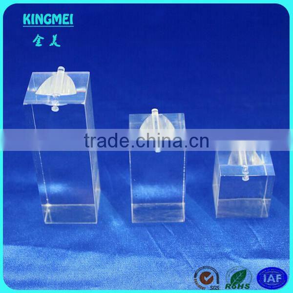 Promotional good quality beautiful exquisite transparent acrylic finger ring display stand