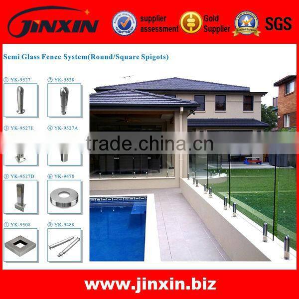 Glass Pool Fence Spigot With LED Light