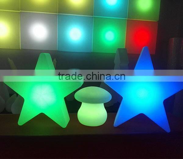 Outdoor waterproof RGB 16 colors changing LED star shaped light