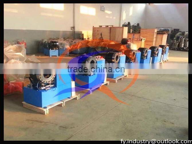 FY68 2" or 5" 4SP 10 free mold dies 380V or 220V hose crimper machine/hydraulic hose crimper