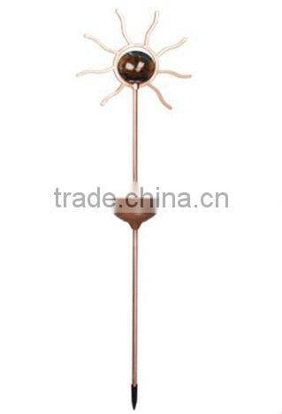 Stake solar garden light- sun shape