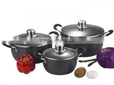 Aluminum non-stick cookware set