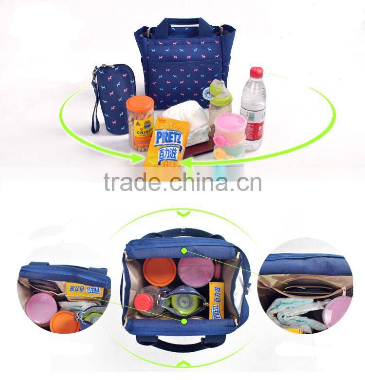 Customize printing pattern clothes hanging baby bag