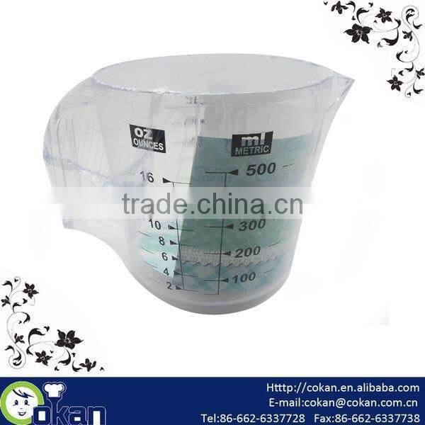 Food Grade Material Kitchen Plastic Measuring Cup CK-2019-02