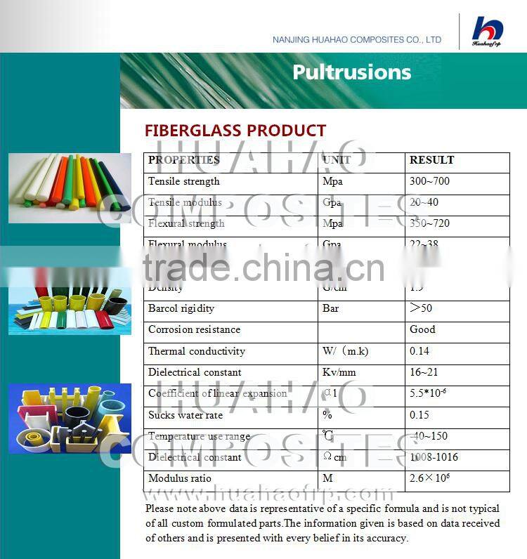 gfrp epoxy tubes Hot Selling Rich Color UV Resistant gfrp epoxy tubes with low price