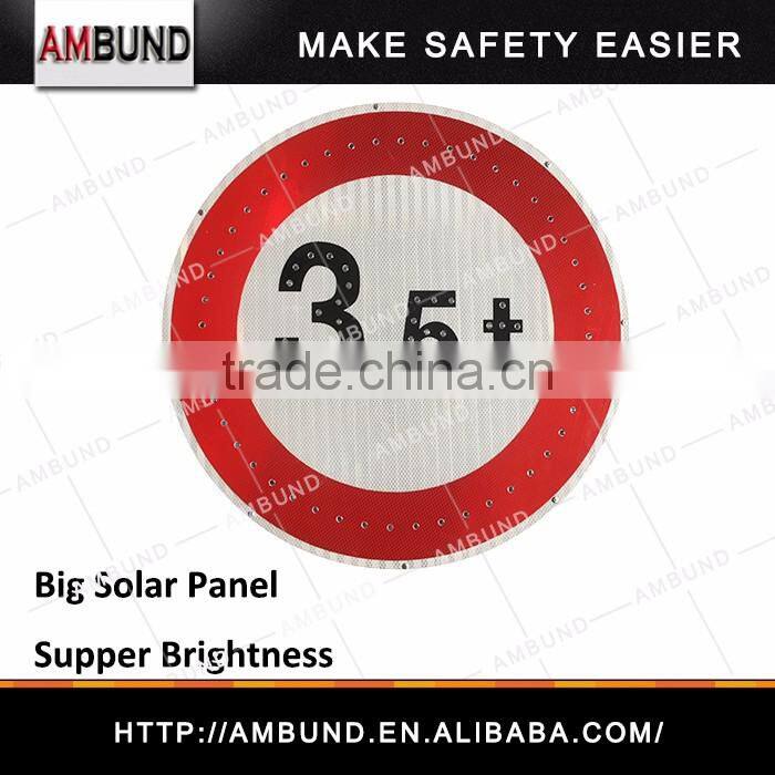 Portable Aluminum Traffic Solar Led Sign